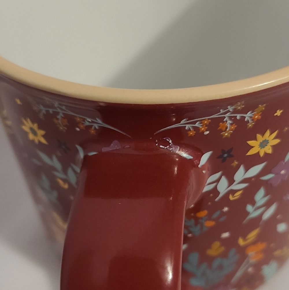 Butterfly/Moth Wildflower Mug New Without Tags - Picture 7 of 8